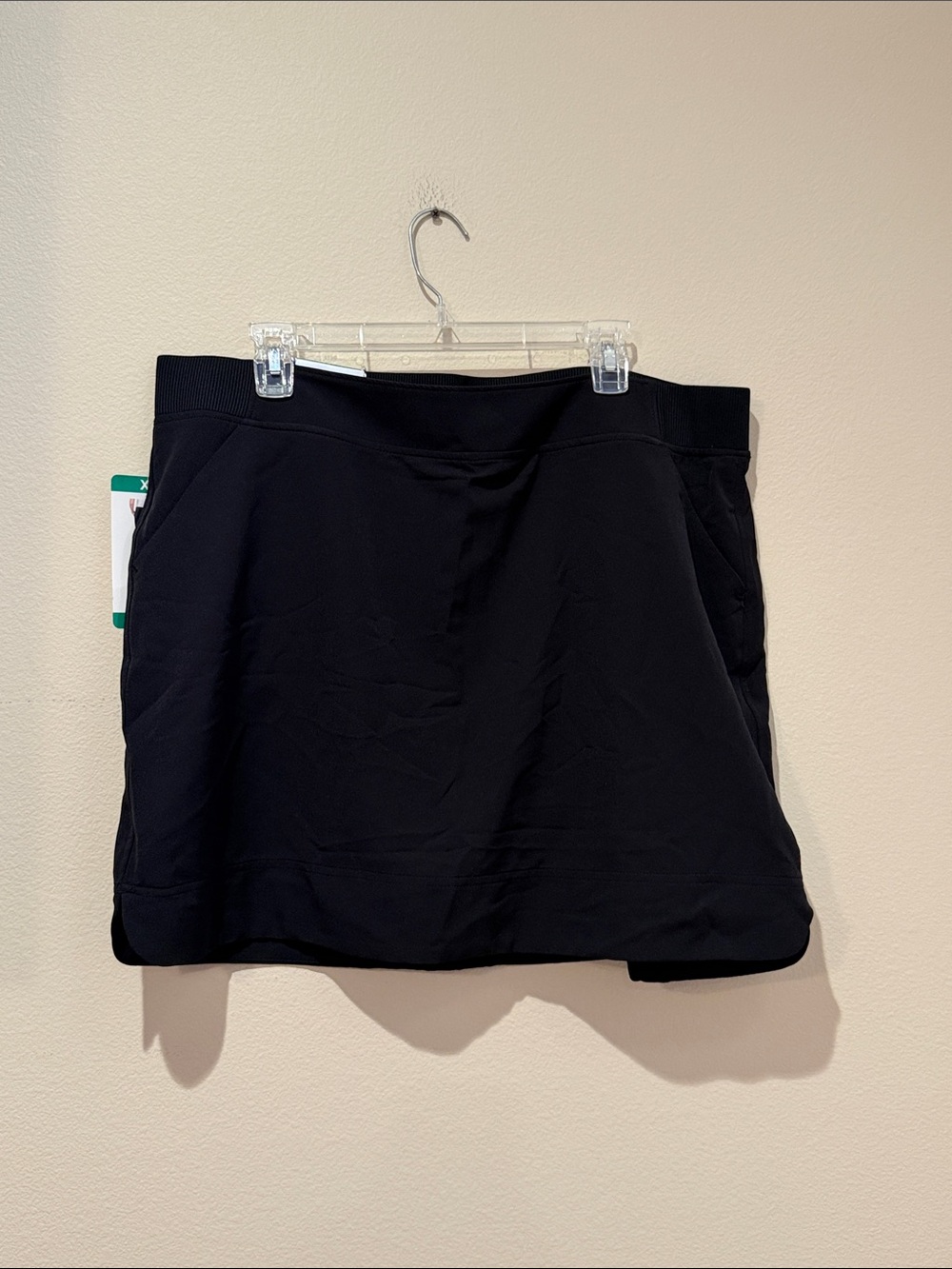 NWT 32 Degree Women's Black Active Skort